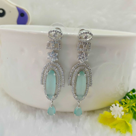 mint-green-american-diamond-long-earring-jewelskreation