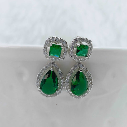 green-american-diamond-drop-earrings-jewelskreation