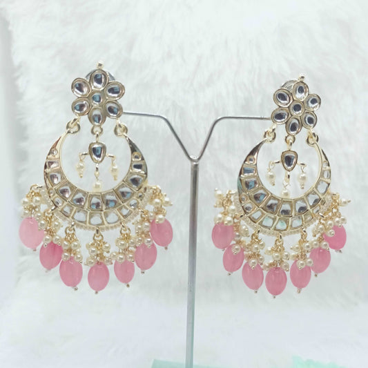 baby-pink-chandbali-kundan-earrings-jewelskreation