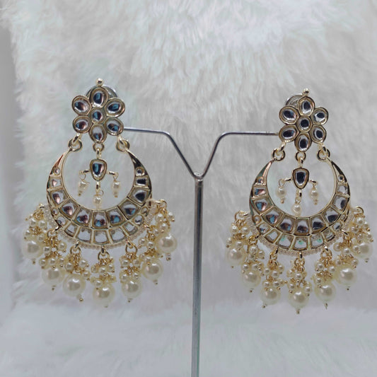 pearl-chandbali-kundan-earrings-jewelskreation