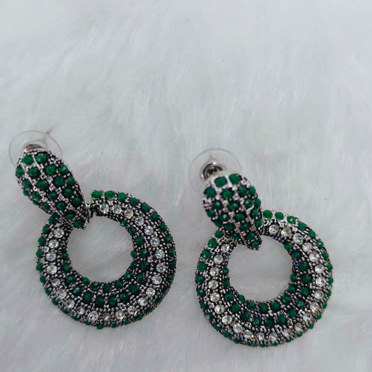 green-dangle-earrings-for-women-jewelskreation