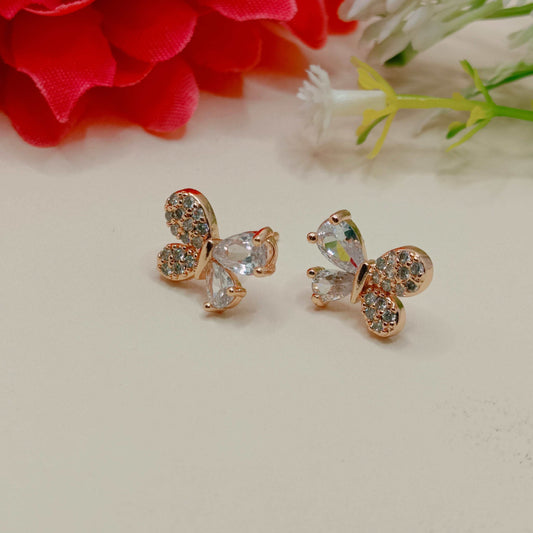 Buttefly Diamond studs