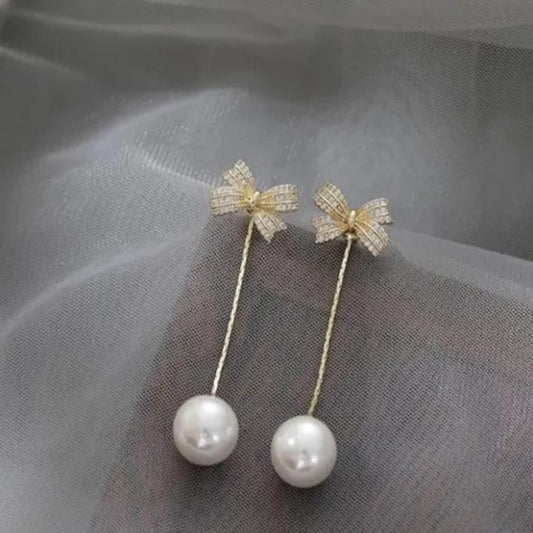 rhinestone-bow-pearl-drop-earrings-jewelskreation